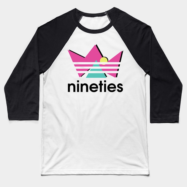 nineties Baseball T-Shirt by ntesign